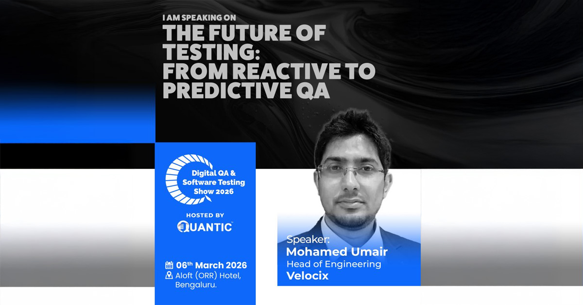 Velocix presents the future of AI powered innovation at digital QA event